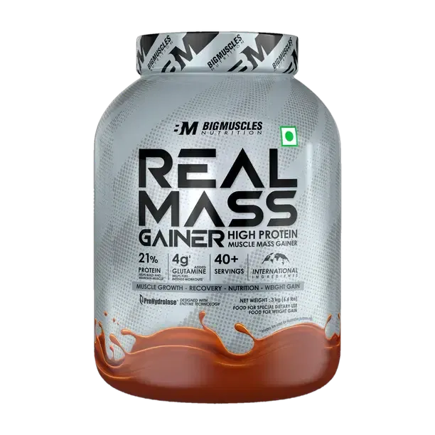 BIGMUSCLES NUTRITION Real Mass Weight Gainer Big Pack