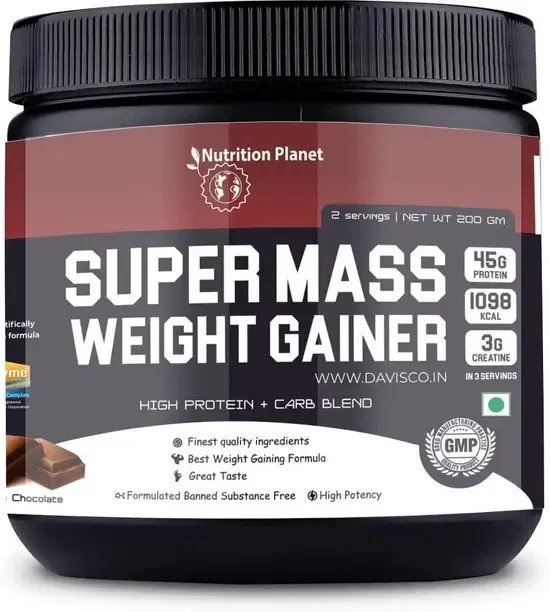 Nutrition Planet Super Mass Weight Gainer with Multivitamin