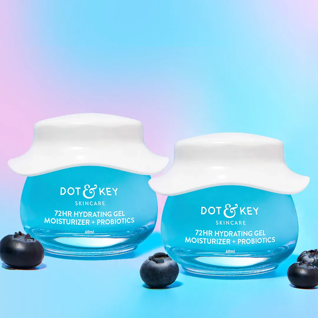 Dot and Key 72 HR Hydrating Gel Moisturizer Pack of 2 Value Bundle