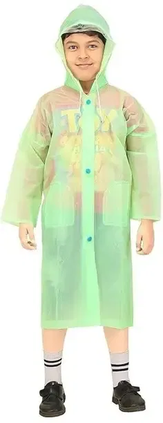 Vastralaya PVC Full Sleeve Boys Raincoat