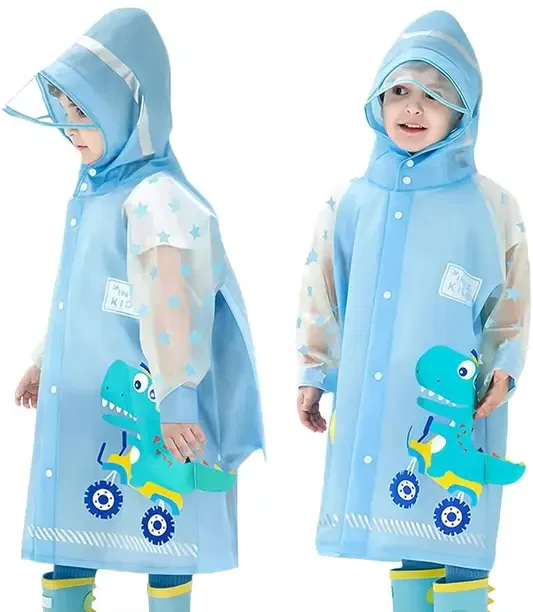 Palay Solid Boys and Girls Premium Raincoat