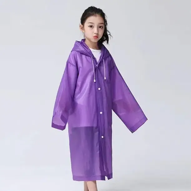 JHSent Unisex Kids Solid Raincoat