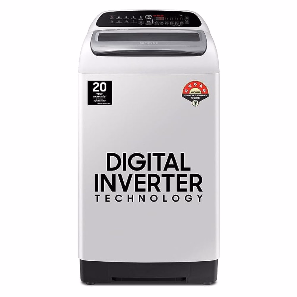 Samsung 6.5 kg Top Load, Digital Inverter technology, Wobble Technlogy, Lint Filter, Gray, 5 Reliance Digital sale