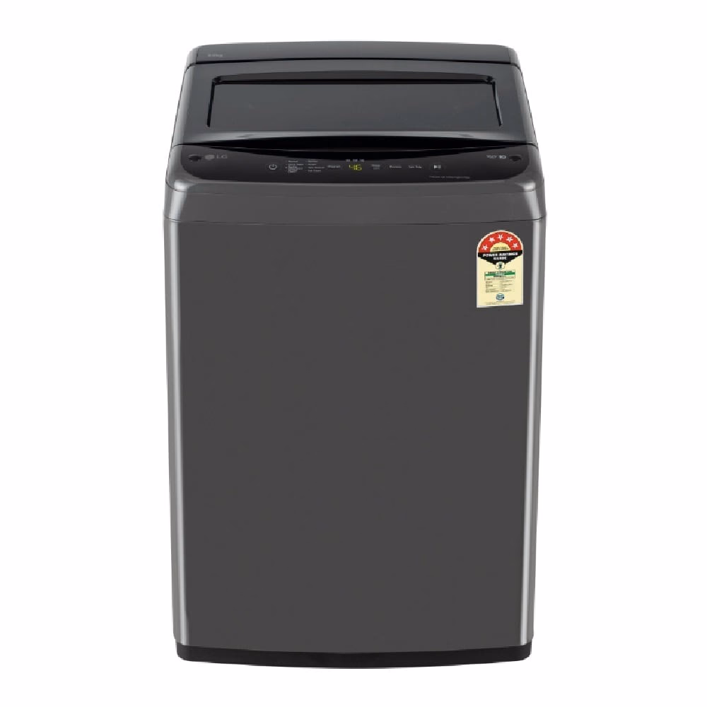 LG 8 kg Fully Automatic Top Loading Washing Machine, T80VBMB1Z, Middle Black Reliance Digital sale