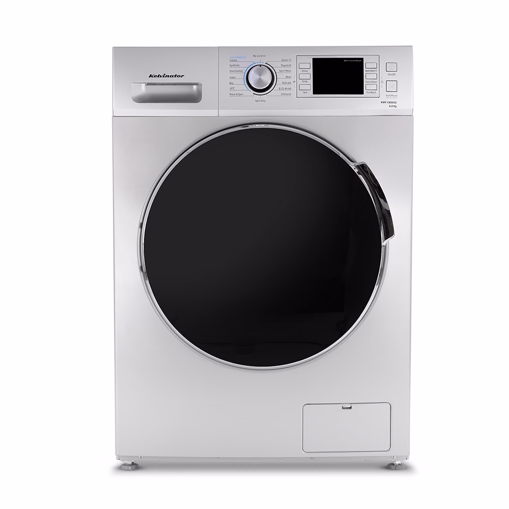 Kelvinator 7.0 Kg Front Load Fully-Automatic Washing Machine, KWF-C700SG, Silver and Grey Reliance Digital sale