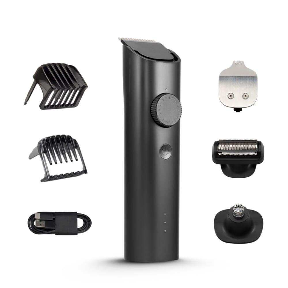 Xiaomi Grooming Kit for Men, All-In-One Professional Styling Trimmer, Body Grooming, Nose & Ear Hair Trimming Blade, Beard Comb, 40 Length Settings, 0.5 mm Precision, Type-C and 90 Minutes Run Time, Black Reliance Digital sale