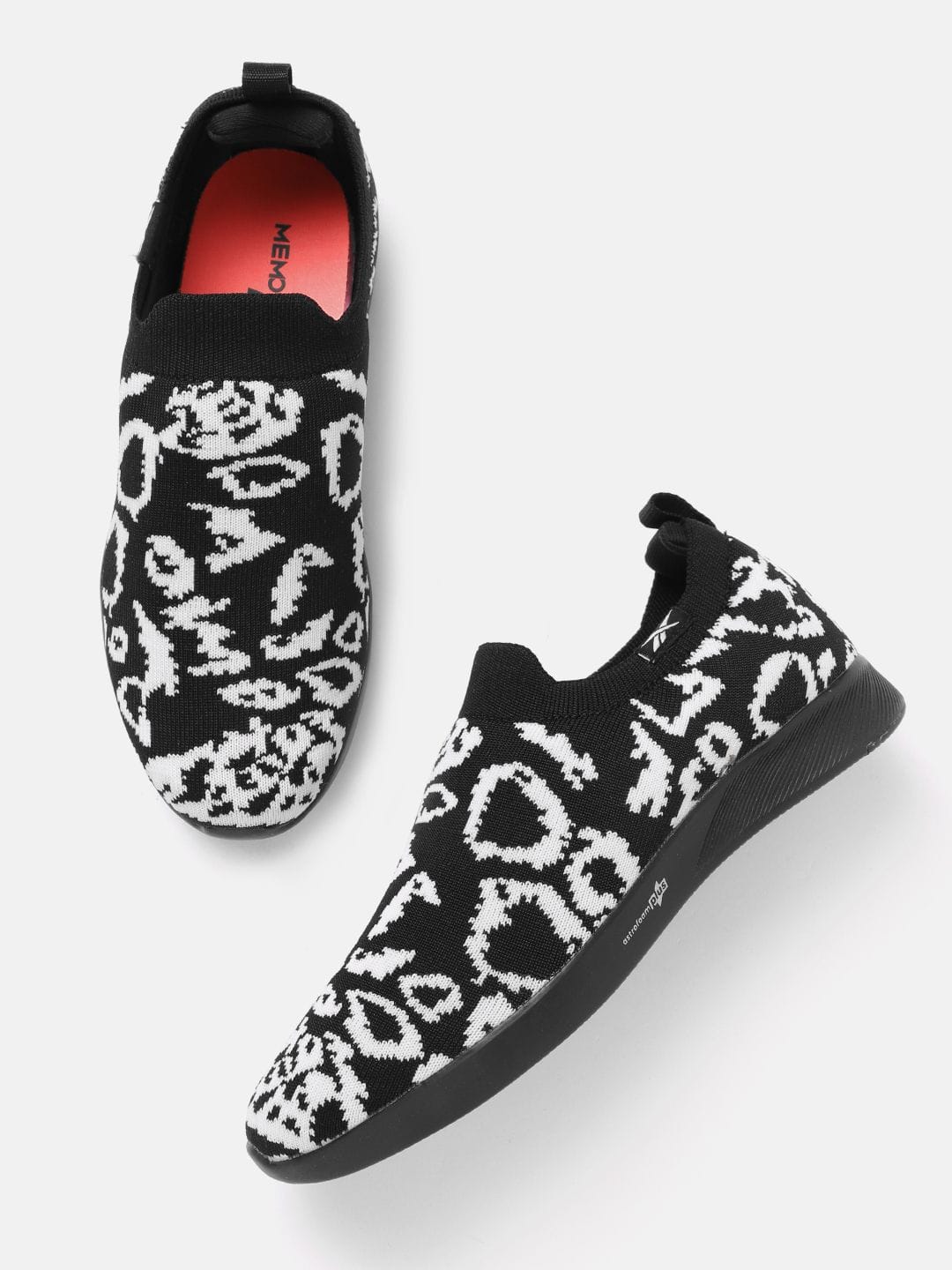 Reebok Women Woven Design Comfy Activator Slip Walking Shoes Myntra sale
