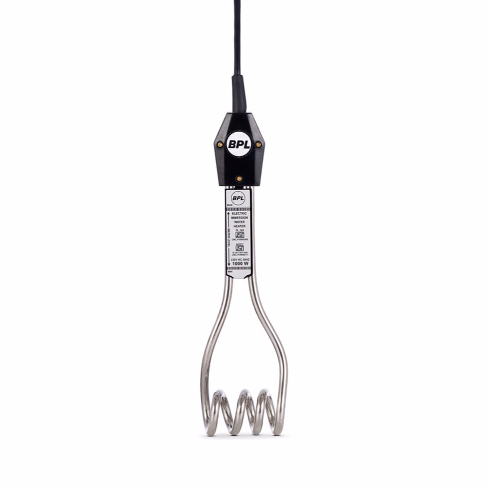 BPL Immersion Water Heater 1000 W, BIMH1000, Black Reliance Digital sale