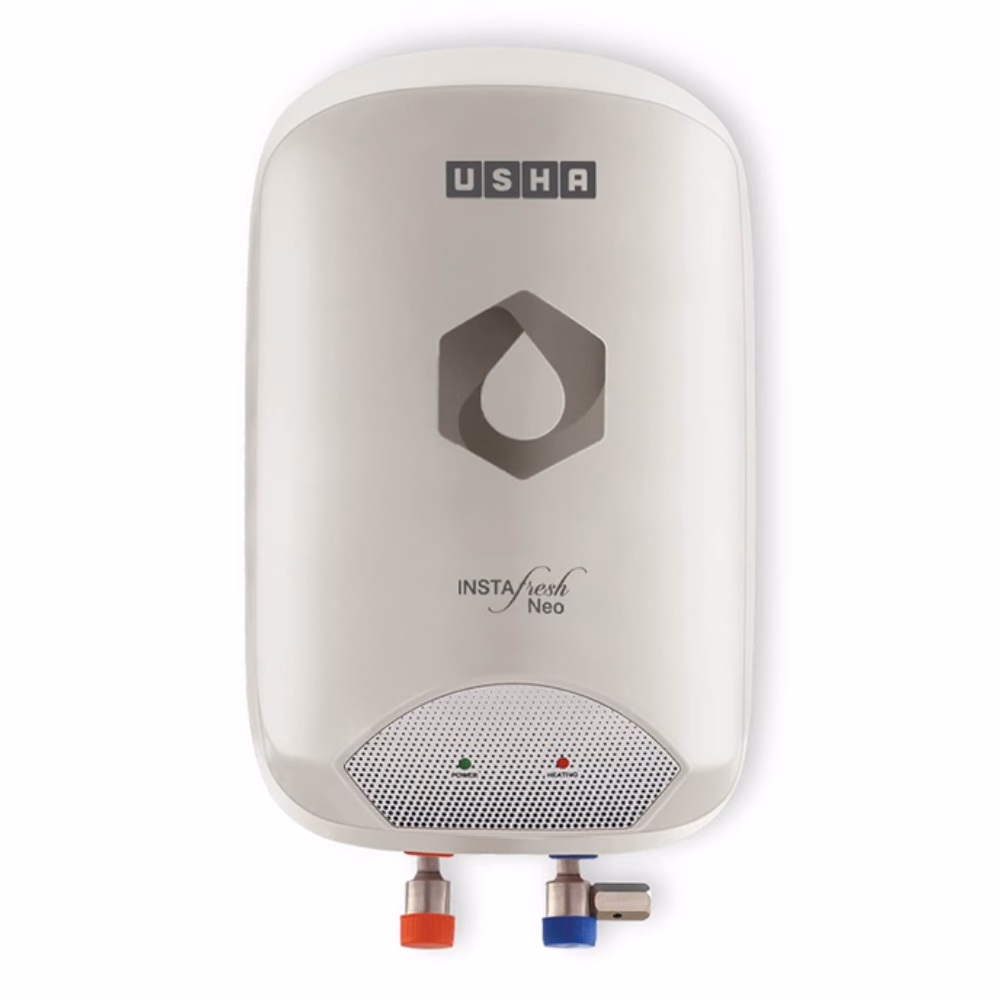 Usha Instafresh Neo 3 L Instant Water Geyser 3 kW, Copper Heating Element, Leak-Proof Tank, Reliance Digital sale