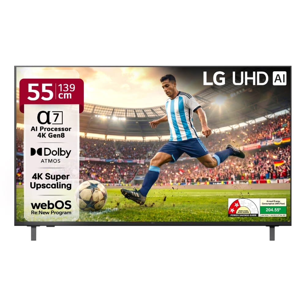 LG 139.7 cm (55 inch) 4K UHD Smart LED WebOS TV, Black, 55UA82006LA Reliance Digital sale