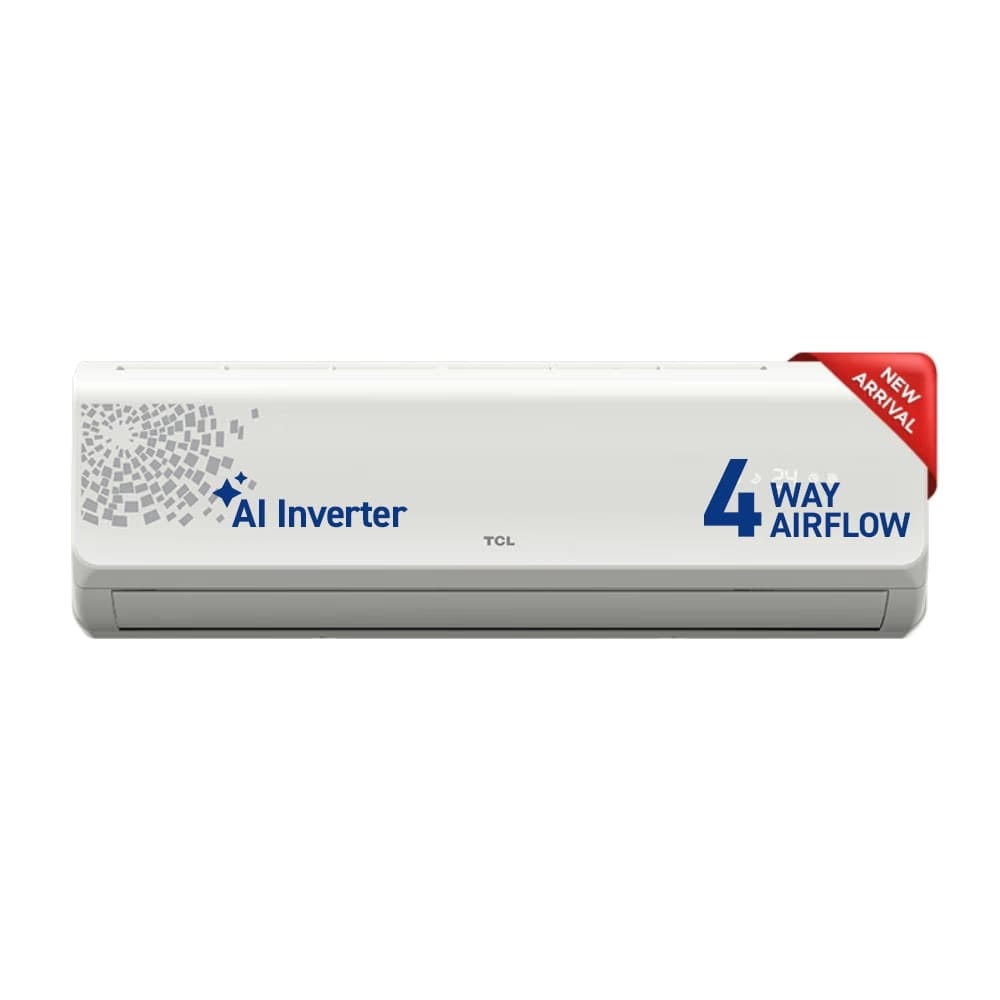 TCL 1 Ton 3 Star 5 in 1 Convertible, Invertor Split AC, White, 12EV3F2, 100% Grooved Copper, 4 way Swing, Turb Reliance Digital sale
