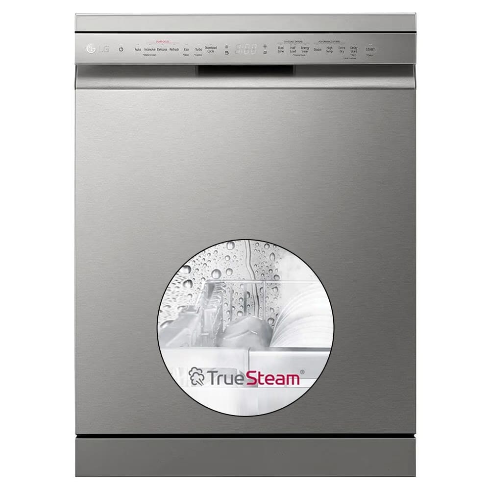 LG 14 Place Dishwasher, WiFi Enabled, True Steam, Quadwash, Inverter Direct Drive Technology, 4 washing arms, Reliance Digital sale