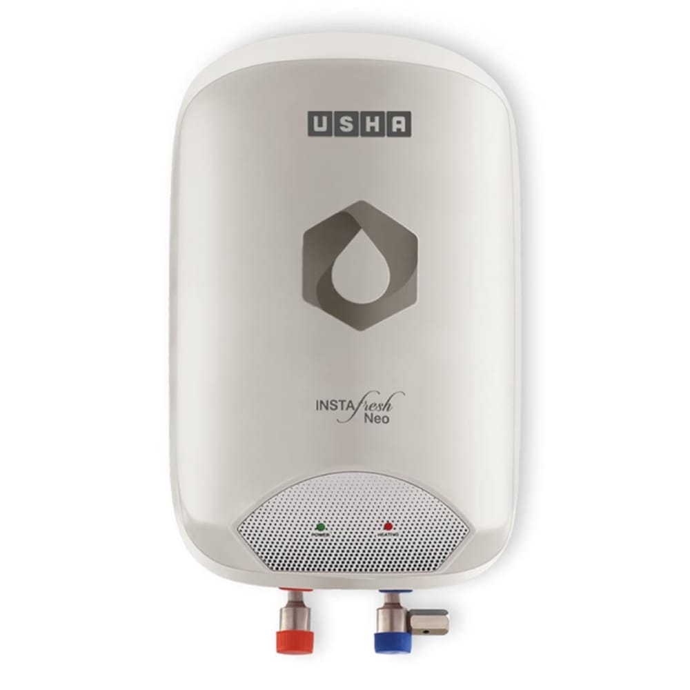 Usha Instafresh Neo, 5 L Instant Water Geyser (White), Copper Heating Element, Leak-Proof Tank, Dura Reliance Digital sale