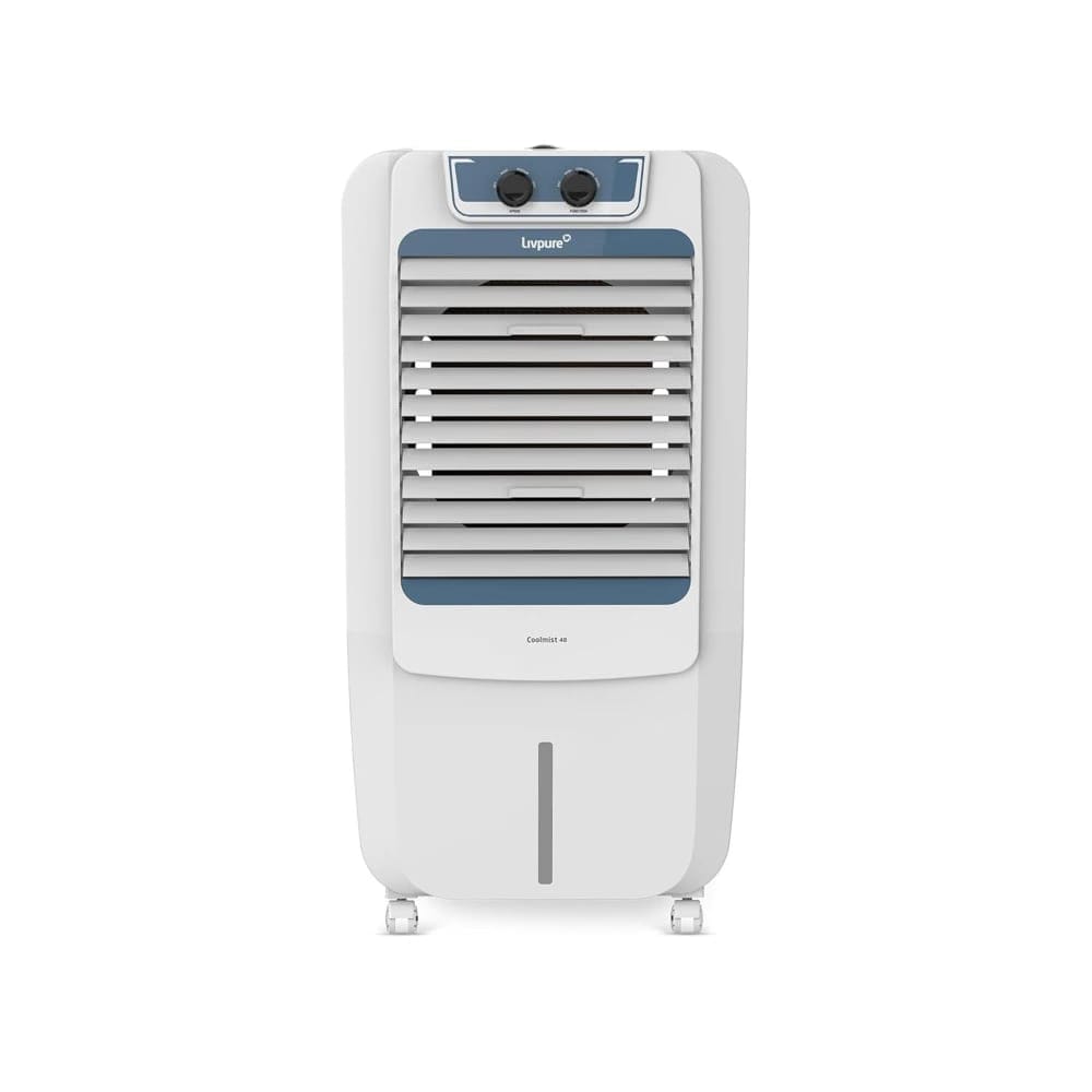 Livpure Coolmist 48 L Personal Air Cooler with 2300 CMH Air delivery, 48 Litres, White & Grey Reliance Digital sale
