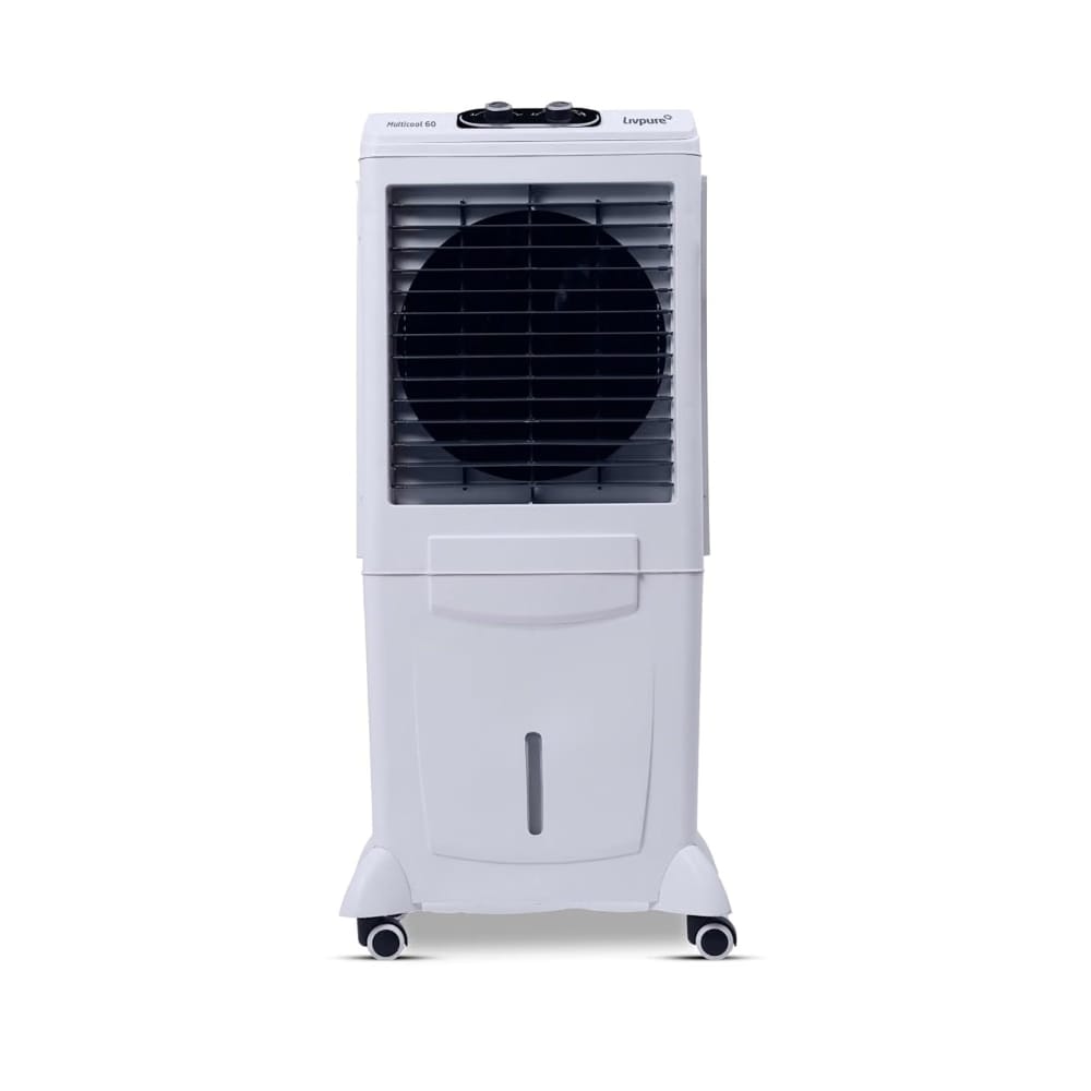 Livpure Multicool 60L Desert Air Cooler with 3000 CMH Air delivery, 60 Litres, White Reliance Digital sale