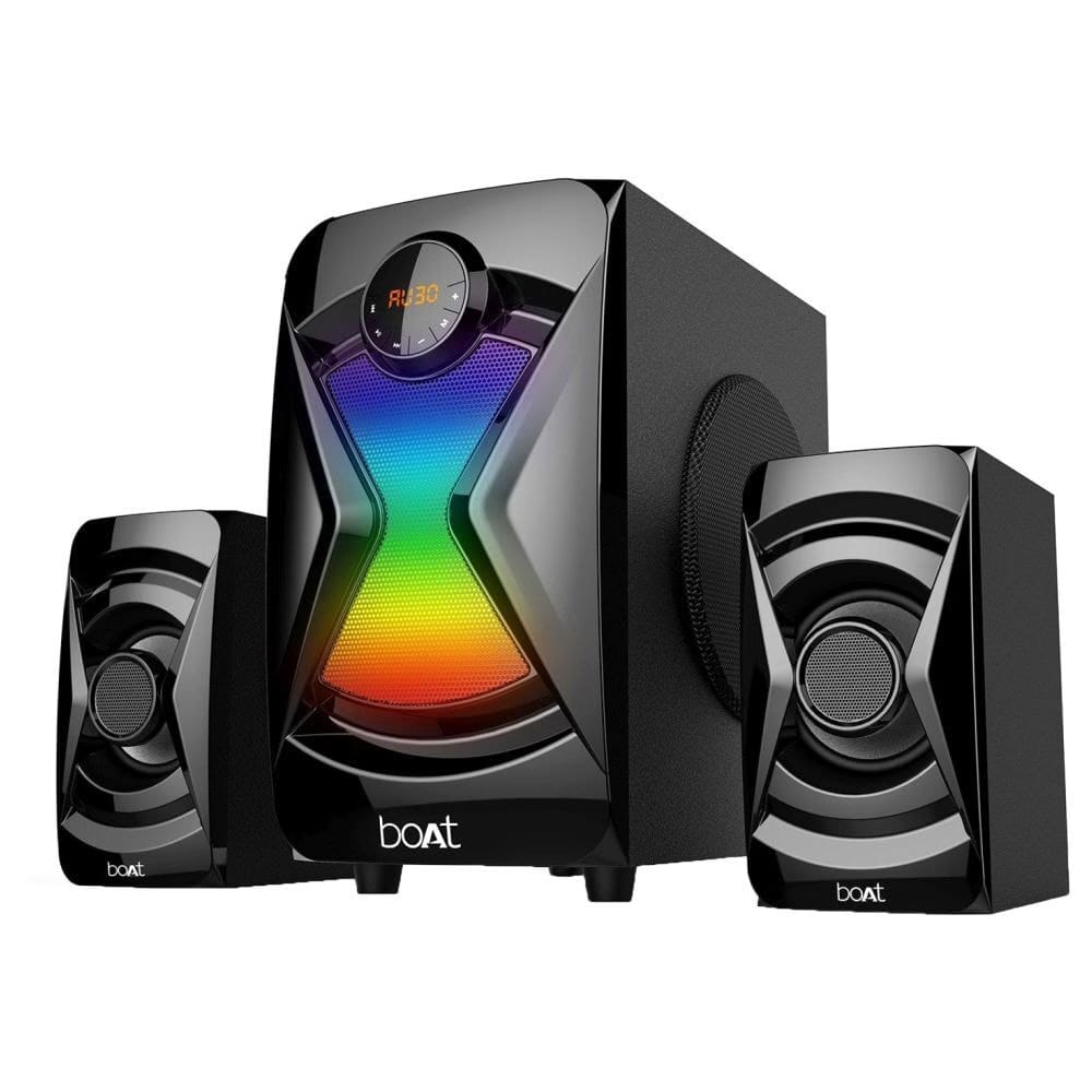 boAt Blitz 1500 with Blitz 1508 Multimedia, 5 different EQ Modes, 50 Watts RMS Bluetooth Home Theatr Reliance Digital sale