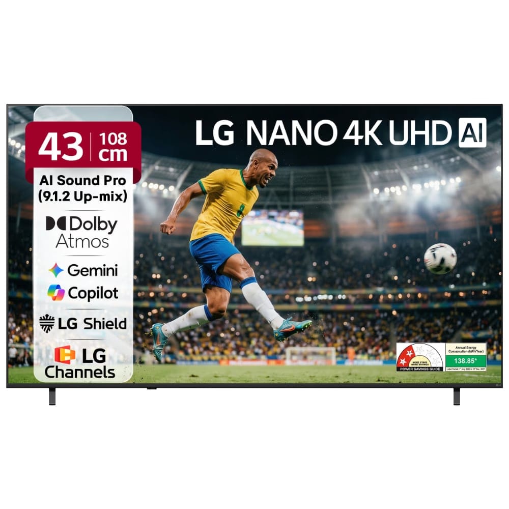 LG NU870 109.22 cm (43 inch) 4K Nanocell AI Smart TV, 43NU870 Reliance Digital sale