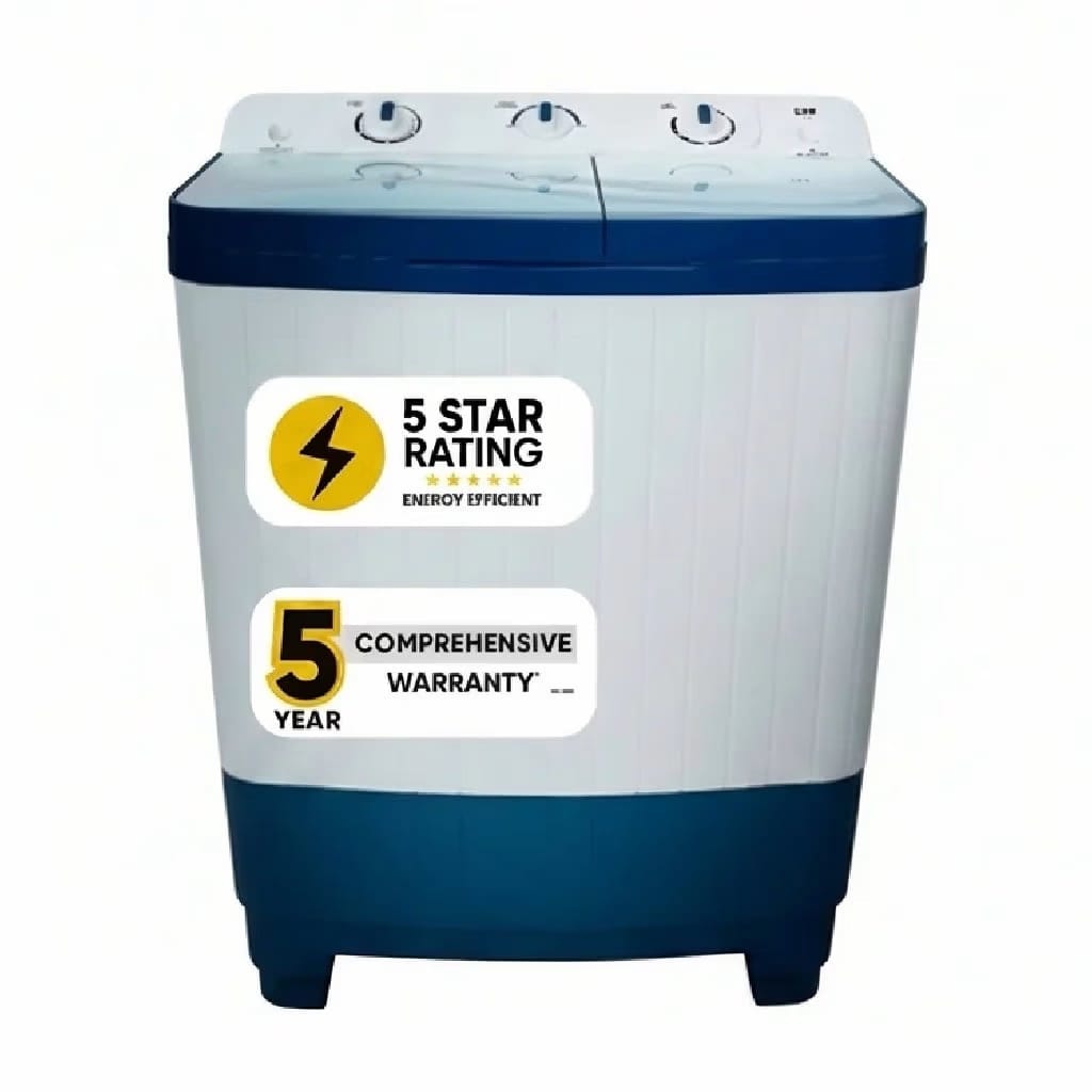 LYF 7.5 Kg 5 Star Semi Automatic Top Loading Washing Machine Reliance Digital sale