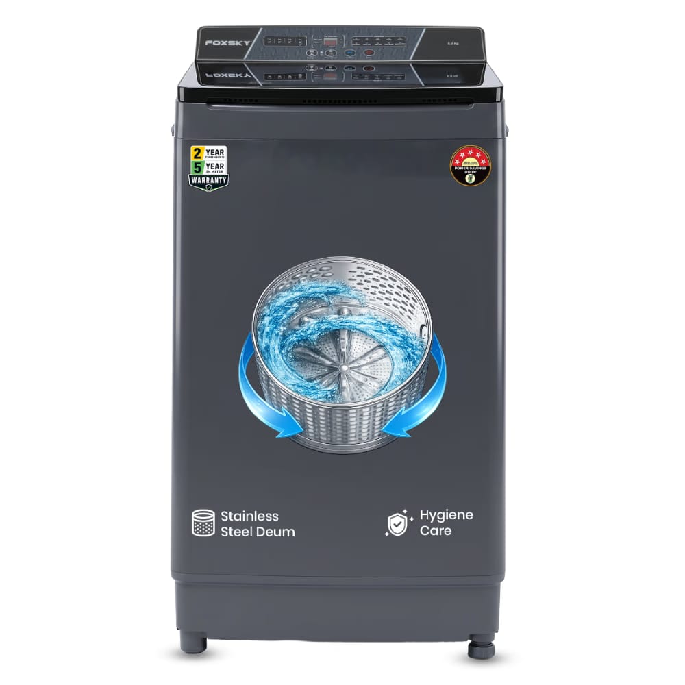 Foxsky 8 Kg 5 Star Top Load Washing Machine Reliance Digital sale