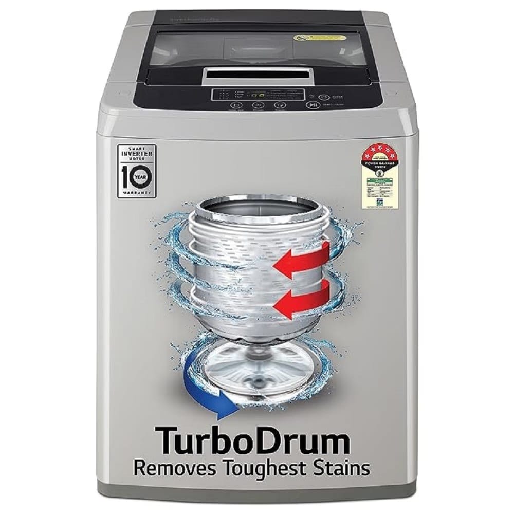 LG 7 Kg 5 Star Inverter Fully-Automatic Top Loading Washing Machine Reliance Digital sale