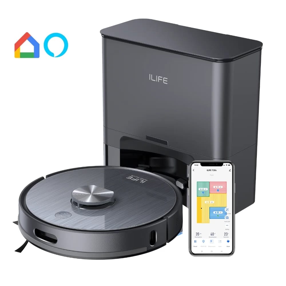 ILIFE T20s Self-Emptying Robotic Vacuum Cleaner Reliance Digital sale