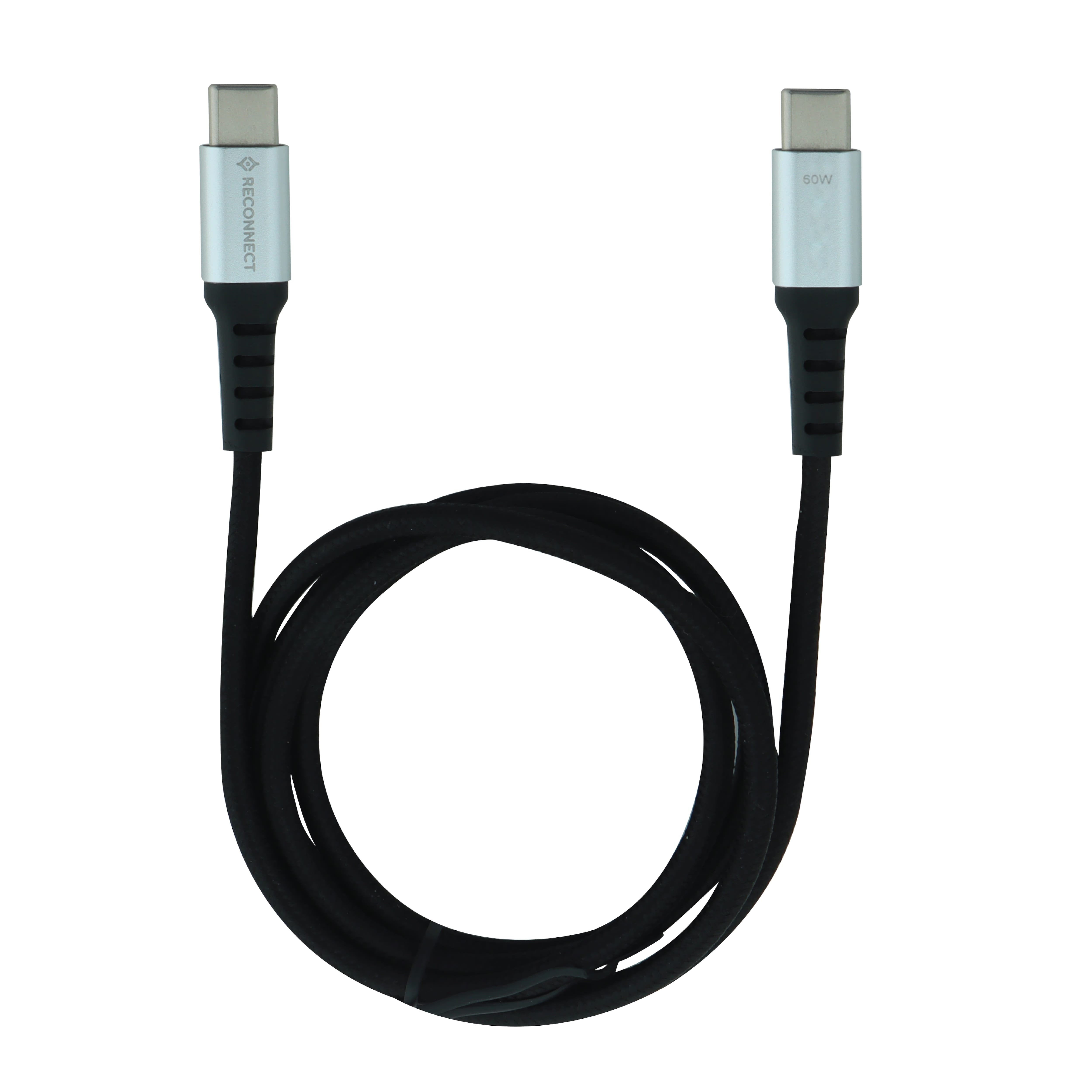 Reconnect Type-C to C, 60 W Braided Cable, Up to 480 Mbps Data Sync Reliance Digital sale