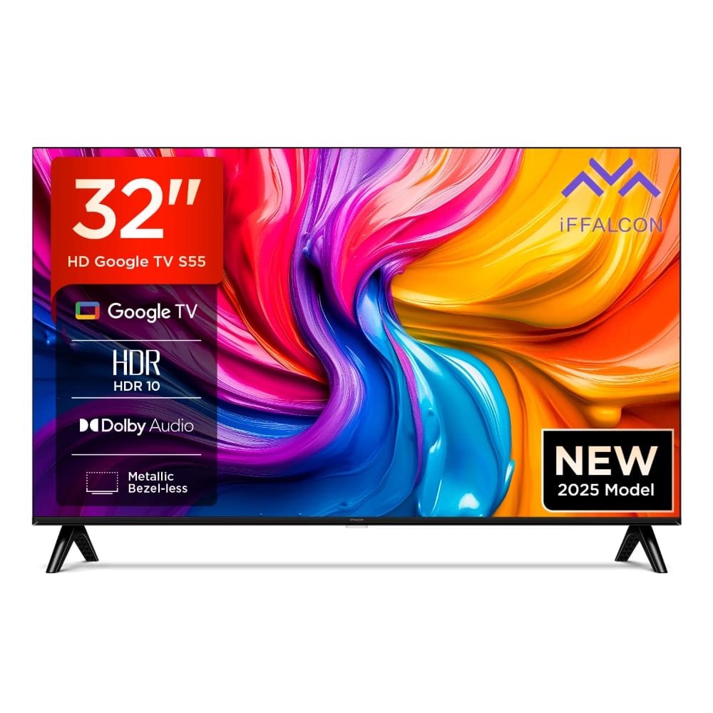 iFFALCON 81.28 cm (32 inch) HD Smart Google TV, 32S55, Black Reliance Digital sale