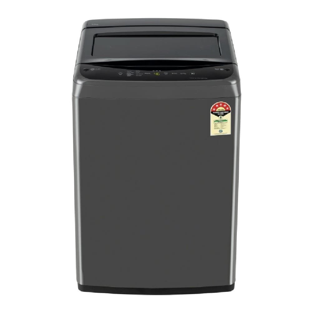 LG 8 kg Fully Automatic Top Loading Washing Machine, T80VBMB1Z, Middle Black Reliance Digital sale