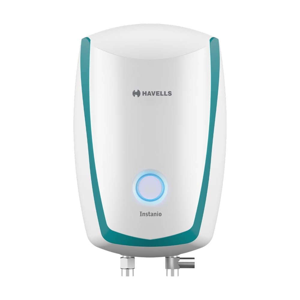 Havells Instanio Prime 3 Litres Instant Water Heater (Geyser), 3000 W Power, Heavy Duty Heating Element, High Working Pressure 0.8 MPa, Fire Retardant Power Cord (White Blue) Reliance Digital sale