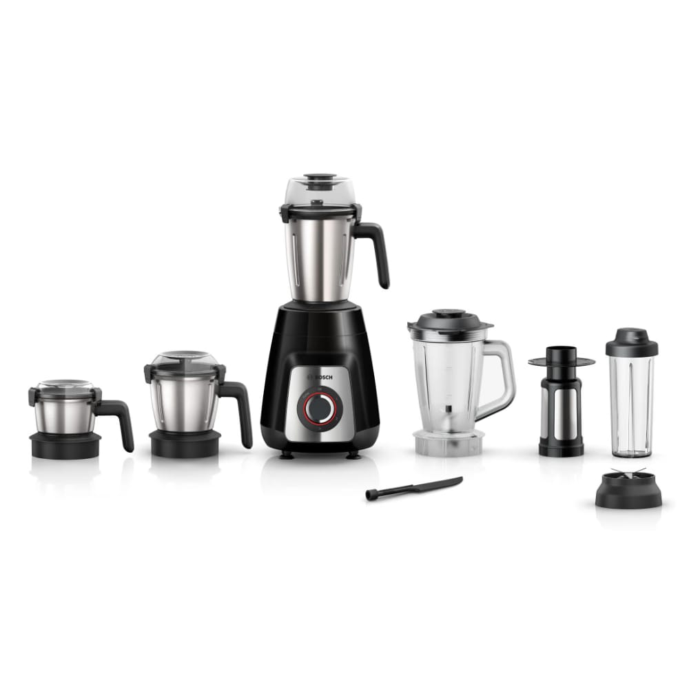 Bosch 5 Jar Mixer Grinder 1100 W, Black Reliance Digital sale