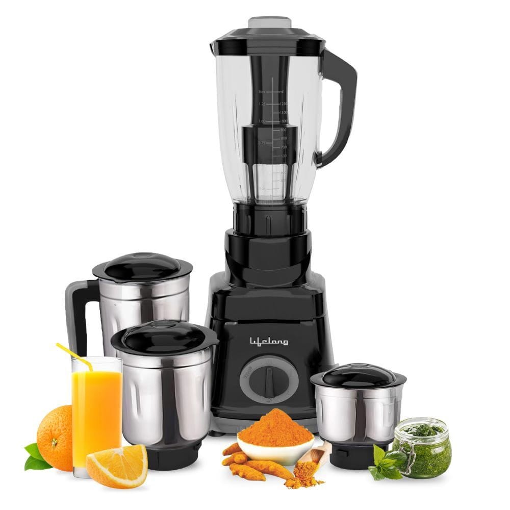 Lifelong LLMG75 750 Watt,4 Jar Mixer Grinder,Black Reliance Digital sale