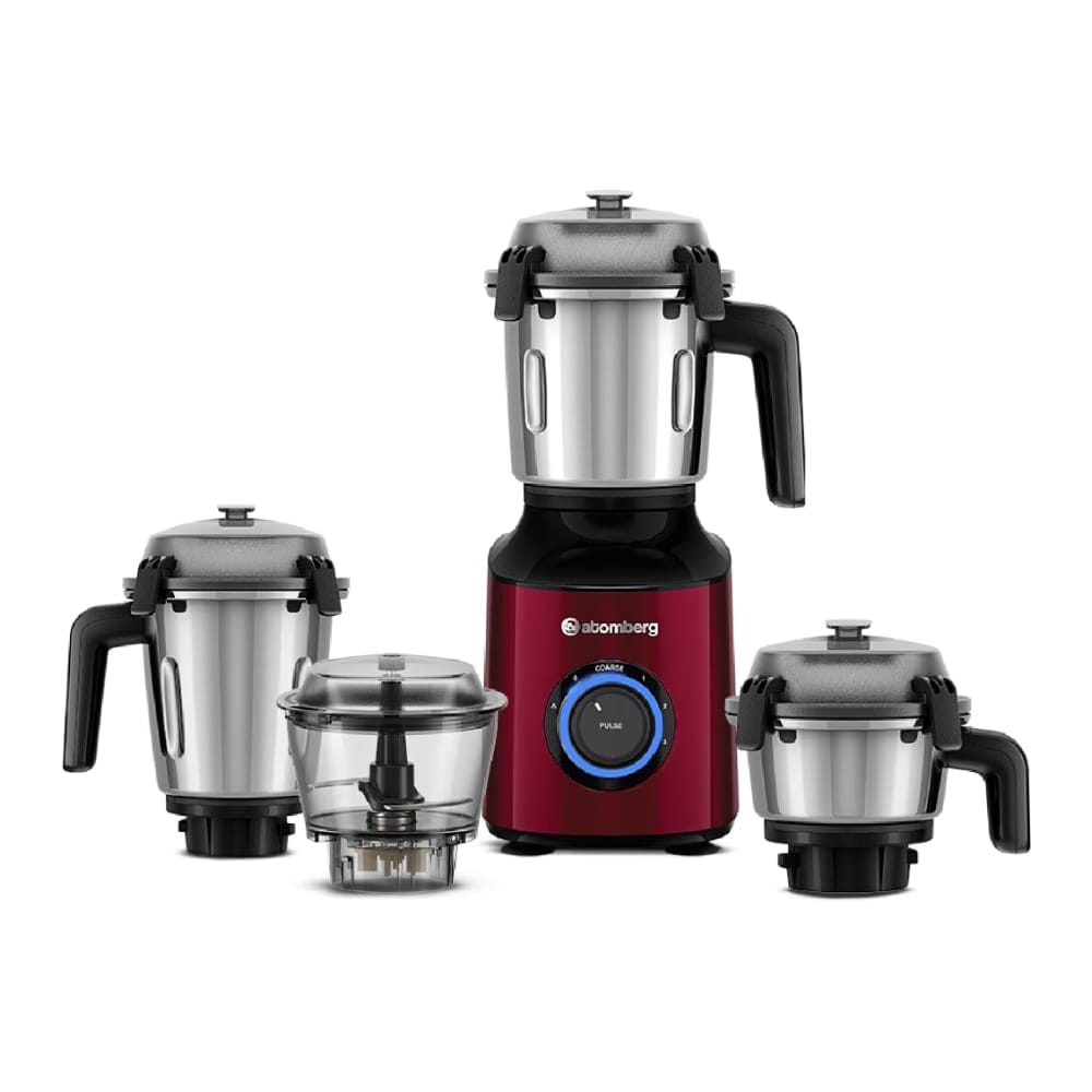 Atomberg Zenova 4 Jar BLDC Mixer Grinder 550 W, Red Wine Reliance Digital sale