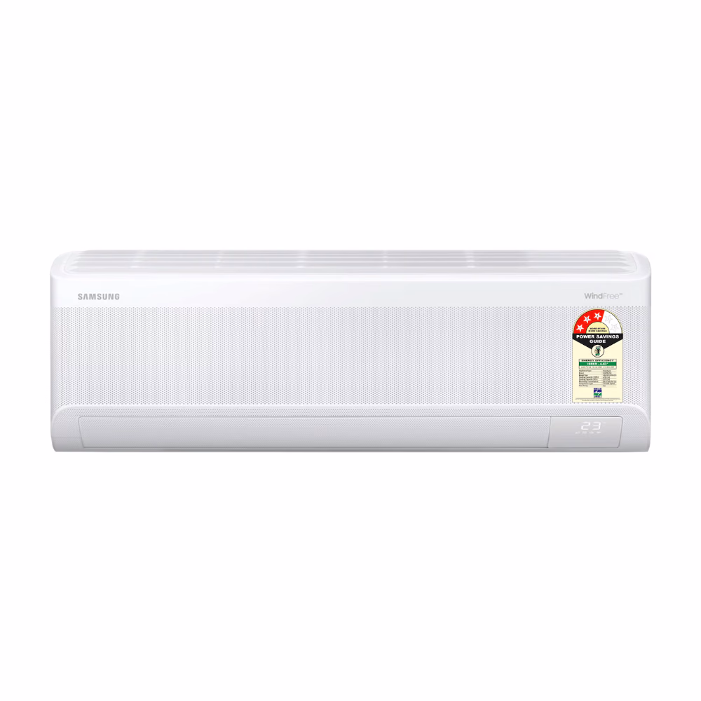 Samsung Bespoke AI WindFree Inverter Split AC AR60H18D13W, 4.8 kW (1.5) 3 Star (2026) Reliance Digital sale