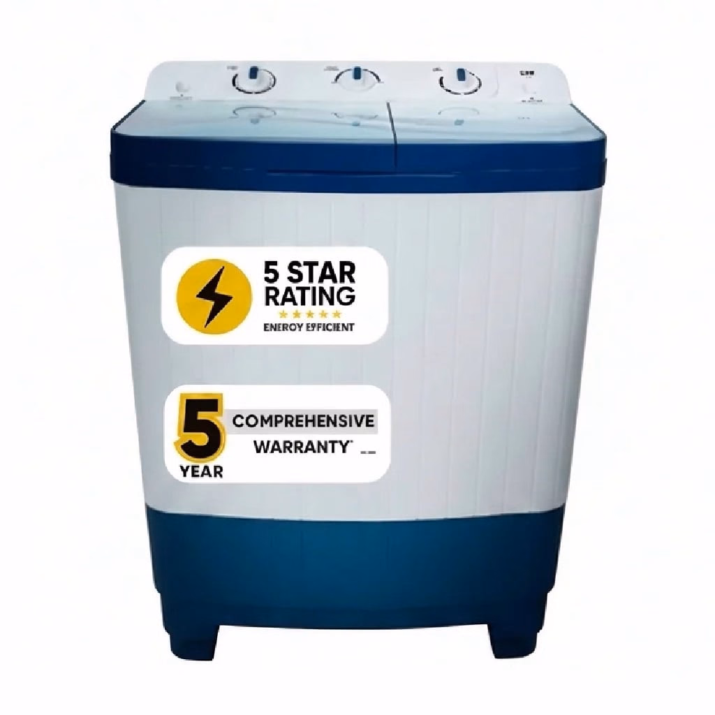 LYF 7.5 Kg 5 Star Semi Automatic Top Loading Washing Machine (LWS-N75ETWBP), Blue Reliance Digital sale