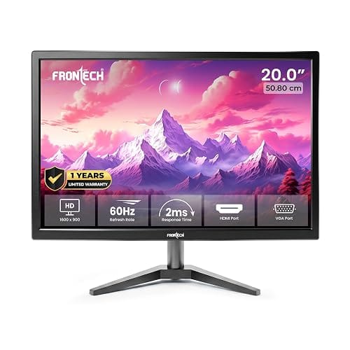 FRONTECH 20-inch HD Monitor (Renewed) Amazon sale