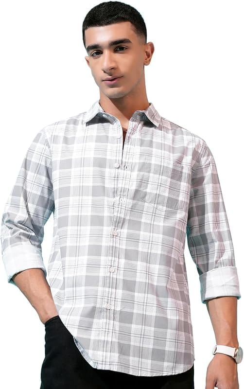 Roadster Lifestyle Co Checked Casual Shirt