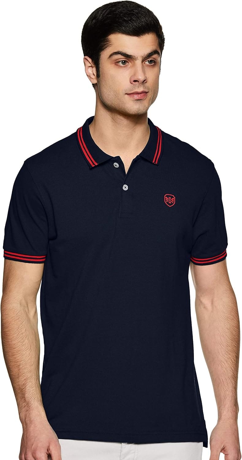 Roadster Men Navy Slim Fit T-Shirt