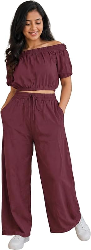 RSVP by Nykaa Fashion Solid Crepe Co-ord Set