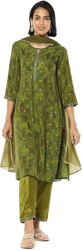 BIBA Printed Salwar Suit Set