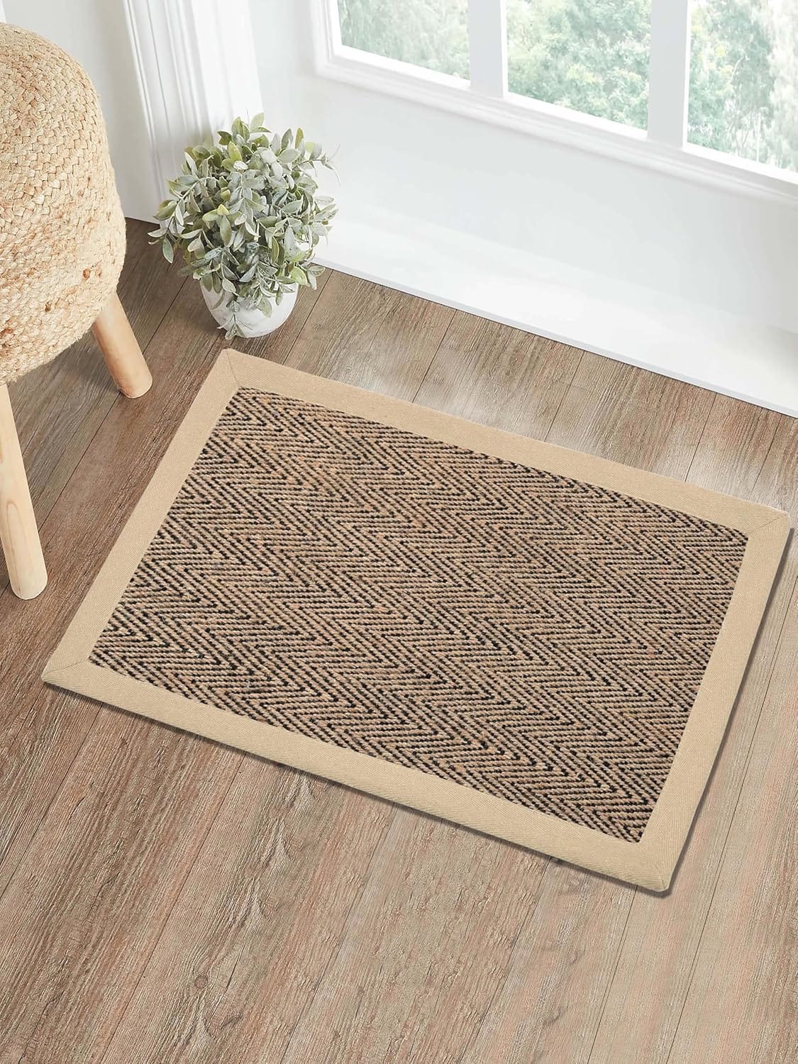 Saral Home Cotton Anti-Slip Door Mat