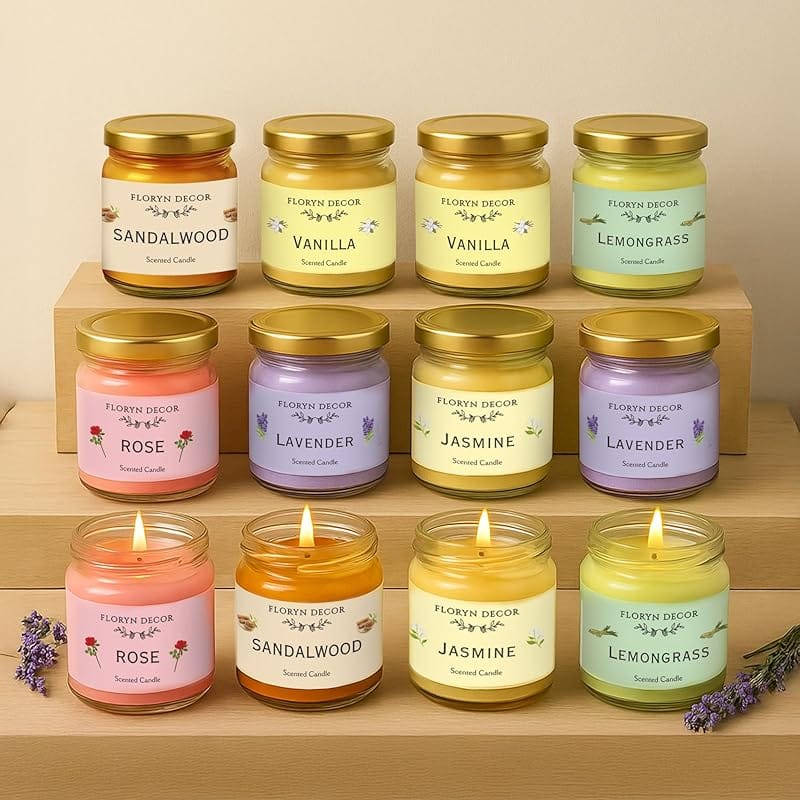 FNP Scented Soy Candle Birthday Gift Set Under ₹999