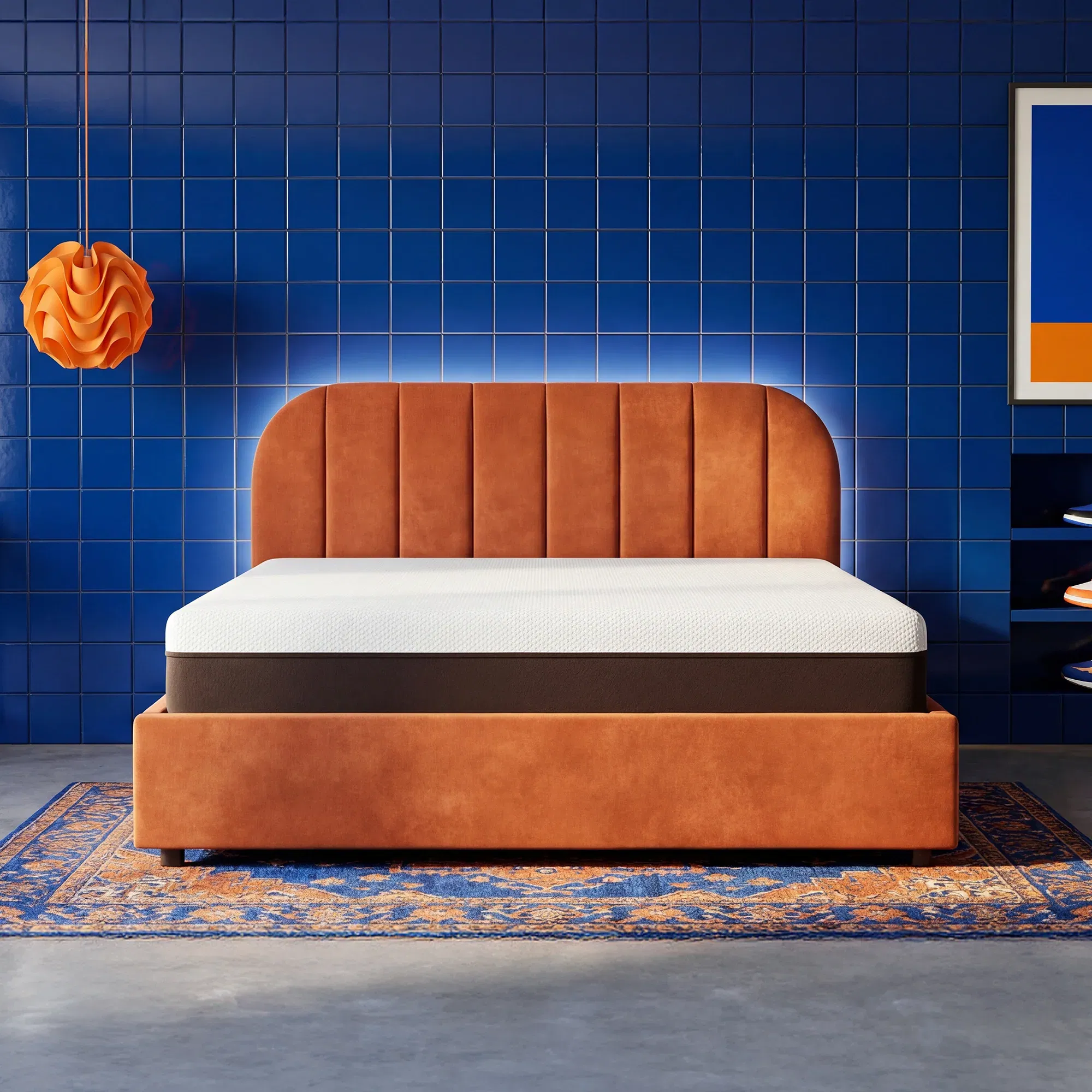 Boba Bed WS Upholstered Bed with Hydraulic Storage, Queen Size Sleepyhead sale