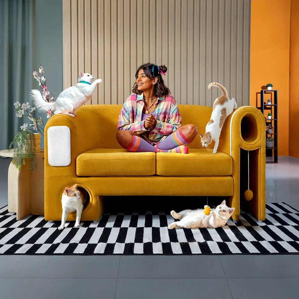 The Purr-fect Couch 2 Seater, Made for Cats and Humans Sleepyhead sale