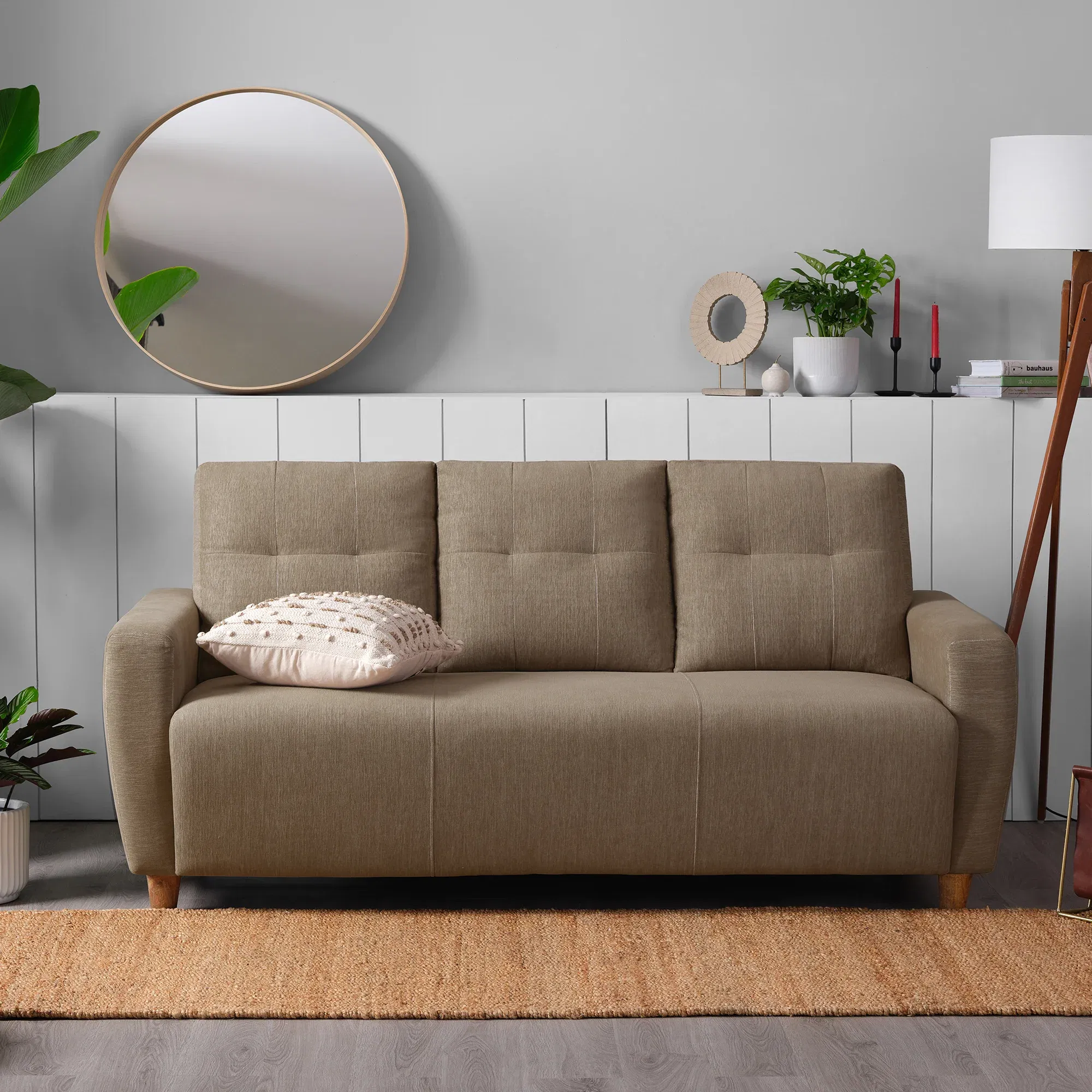 Sofa Yolo 3 Seater Sofa, Fabric in Coco Brown Sleepyhead sale