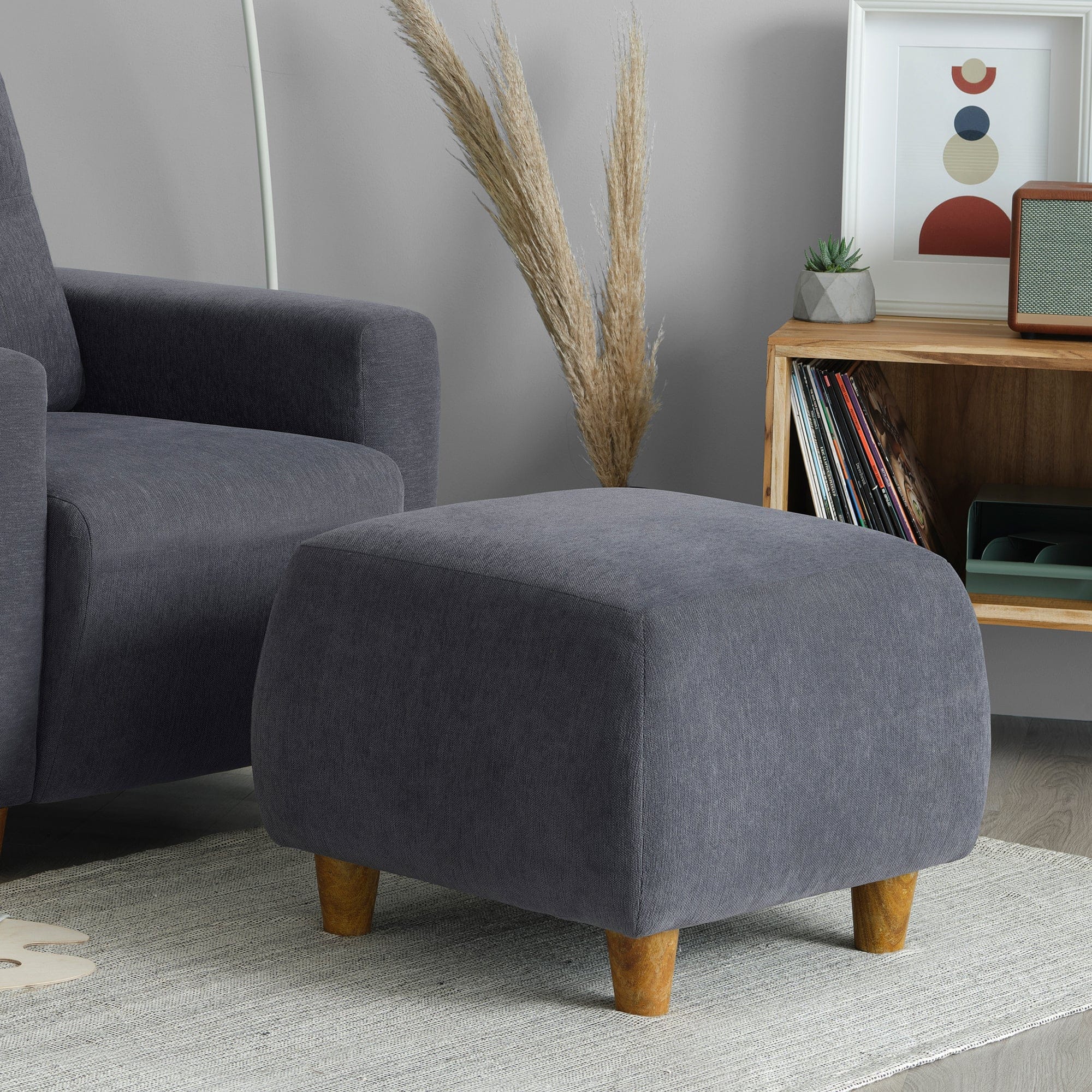 Sofa Yolo Ottoman, Fabric in Sesame Grey Sleepyhead sale