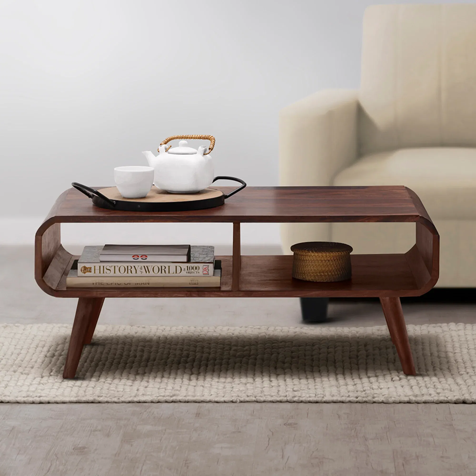 Peep Rectangular Coffee Table with Storage Sleepyhead sale