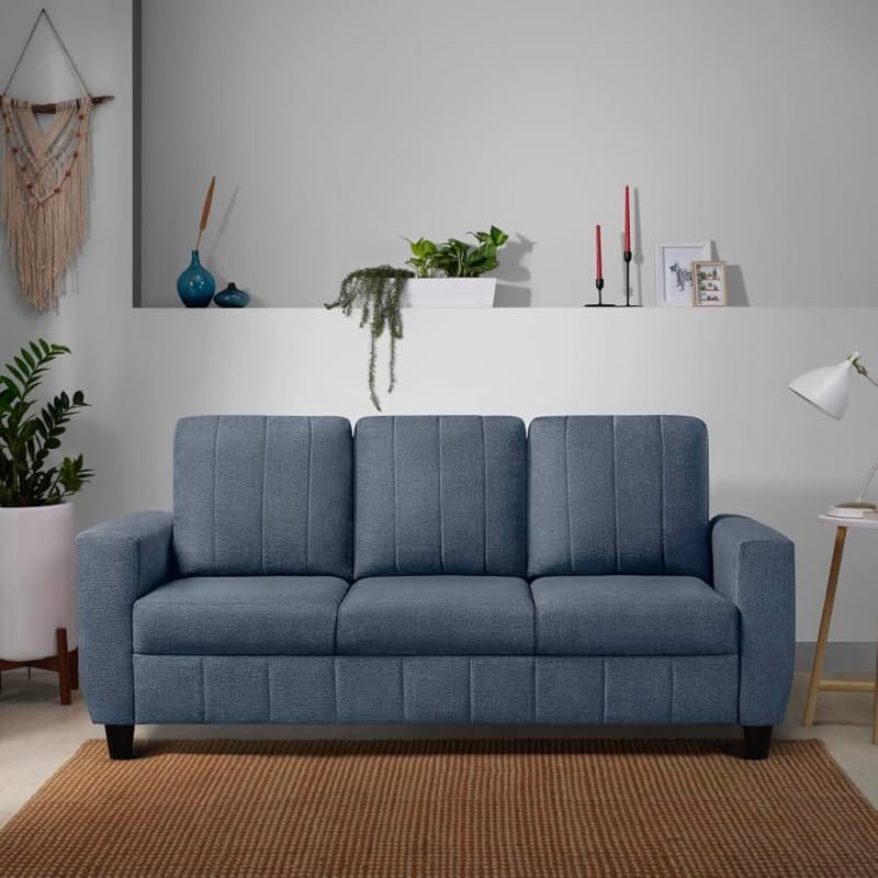 Sleepyhead Nordic 3 Seater Fabric Sofa