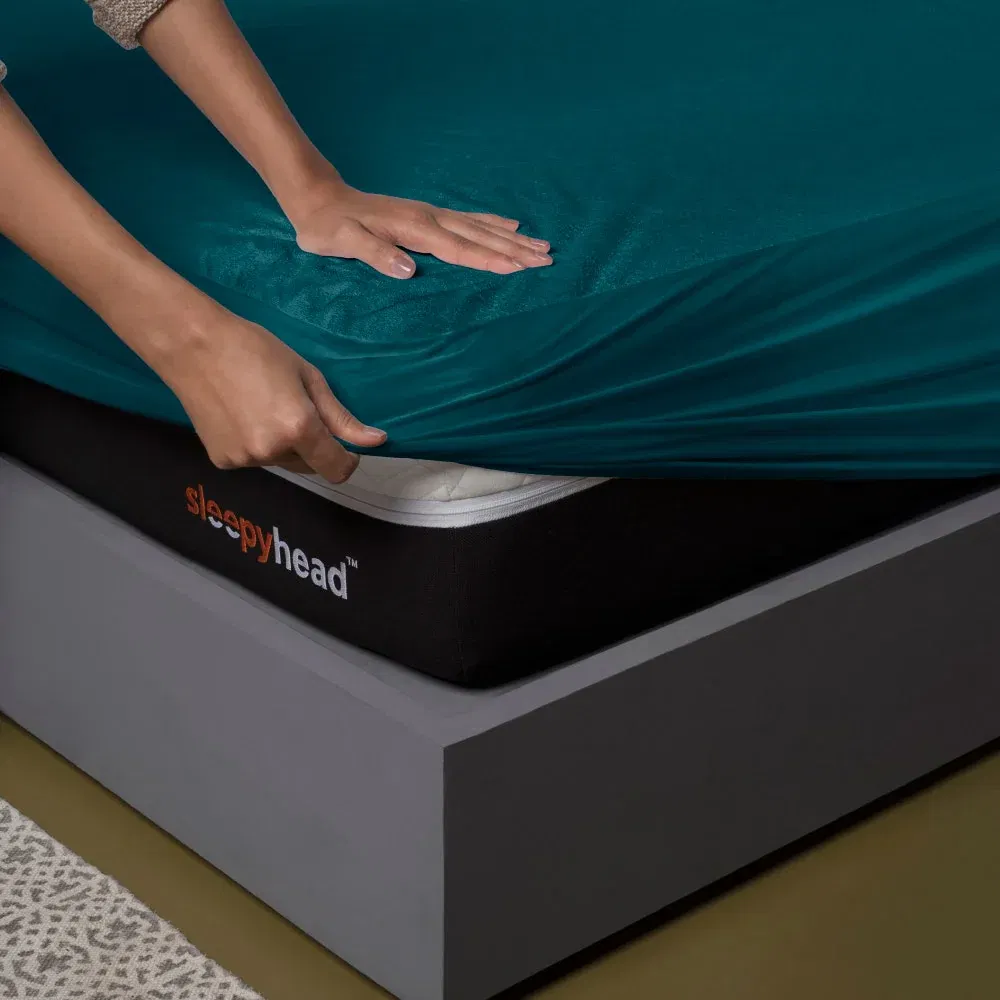 Sleepyhead Bamboo Feel Terry Waterproof Mattress Protector, Single 75x36 Sleepyhead sale
