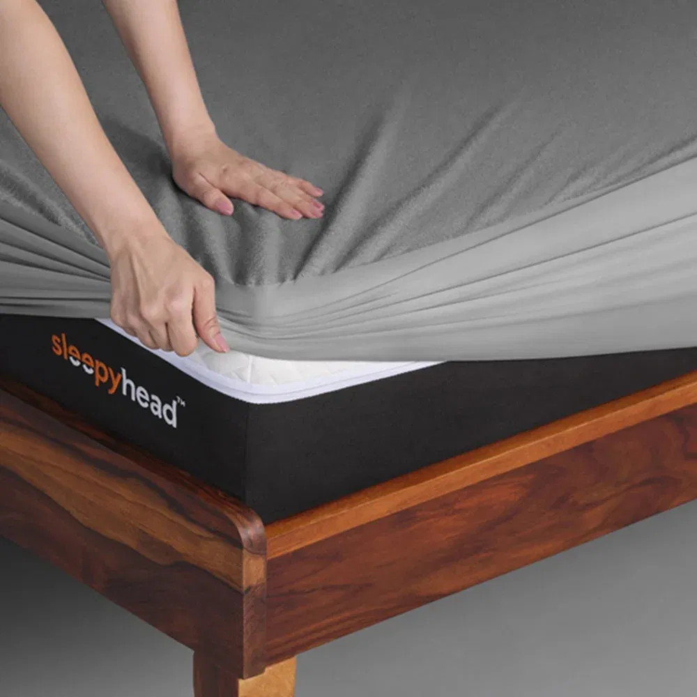 Sleepyhead Bamboo Terry Waterproof Mattress Protector, Queen 78x60 Sleepyhead sale