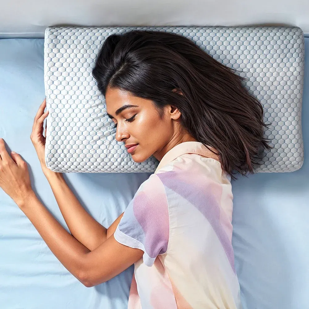 Sleepyhead Yawn Neck Contour Ortho Cool Pad Cervical Memory Foam Pillow Sleepyhead sale